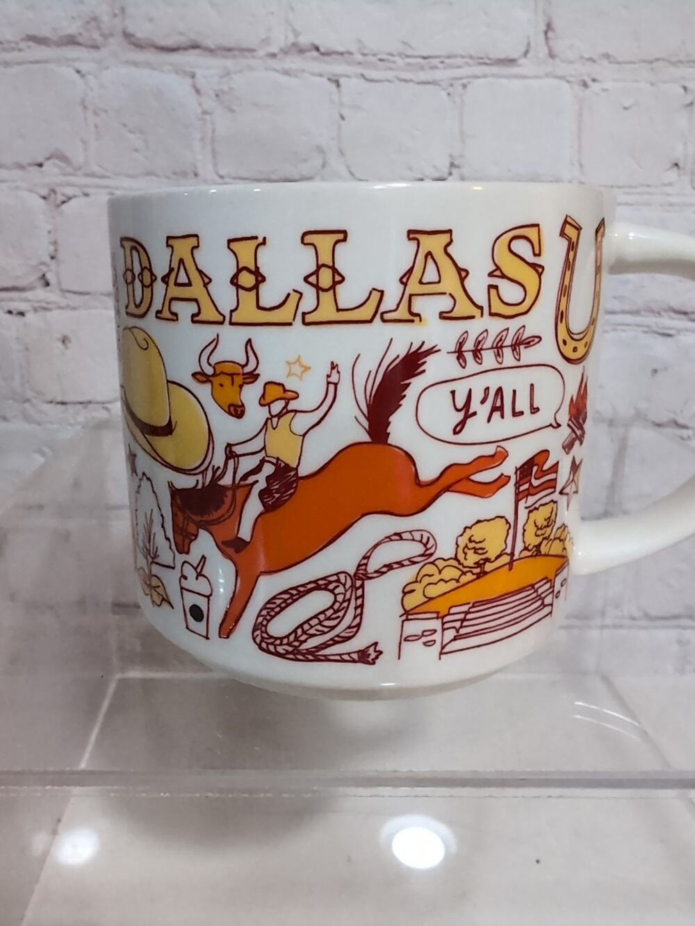Starbucks Dallas Texas Been There Series Ceramic 14 oz. Coffee Mug NWOT
